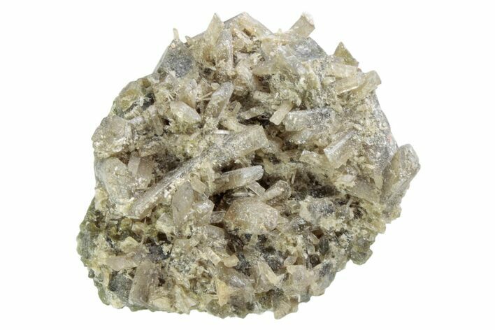 Gemmy Clinozoisite Crystal Cluster - Peru #362180